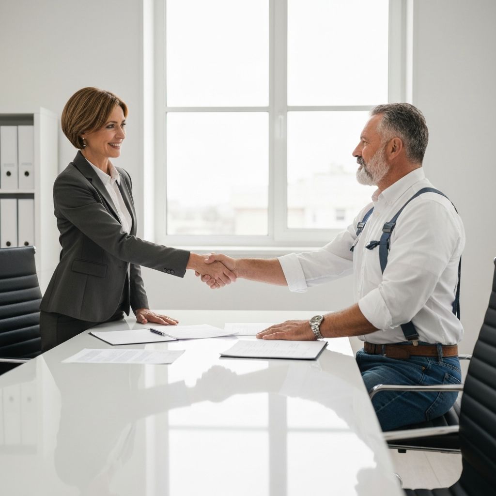 Professional staffing consultation meeting